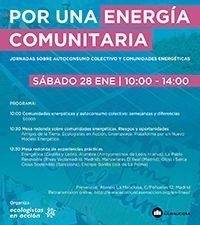 Por una energía comunitaria