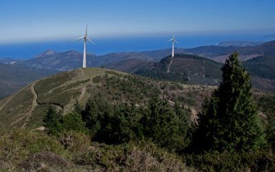 El Gobierno Vasco frena el parque eólico previsto en la cordal de Alen-Mello, Enkarterri
