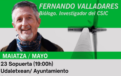 Charla de Fernando Valladares en Sopuerta para hablar del negocio de la energía