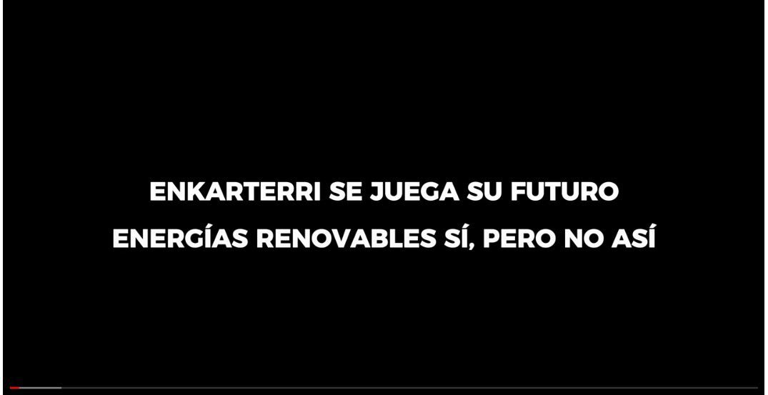 El documental «Renovables sí, pero no así: Salvemos Enkarterri» seleccionado en el Festival Internacional de Cine Invisible de Bilbao